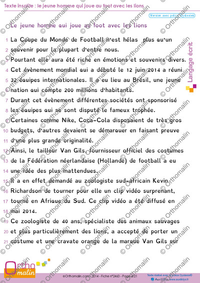Page 4 de la fiche