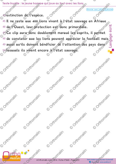 Page 6 de la fiche