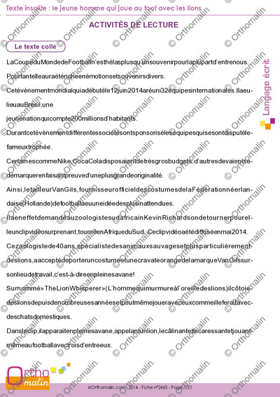 Page 7 de la fiche