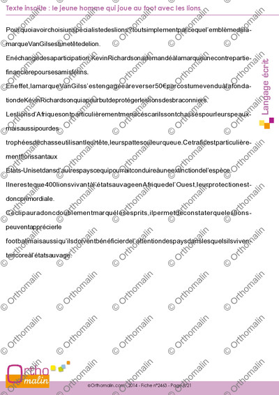 Page 8 de la fiche