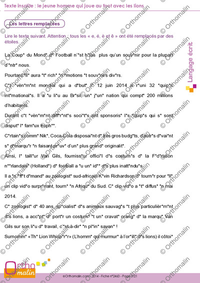 Page 9 de la fiche