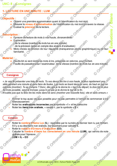 Page 3 de la fiche