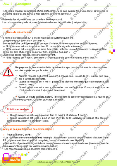 Page 5 de la fiche