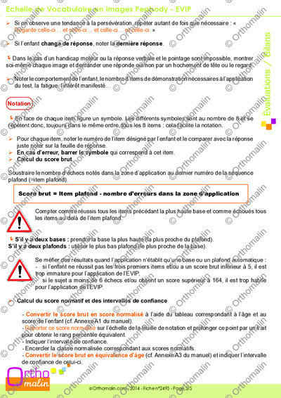Page 5 de la fiche