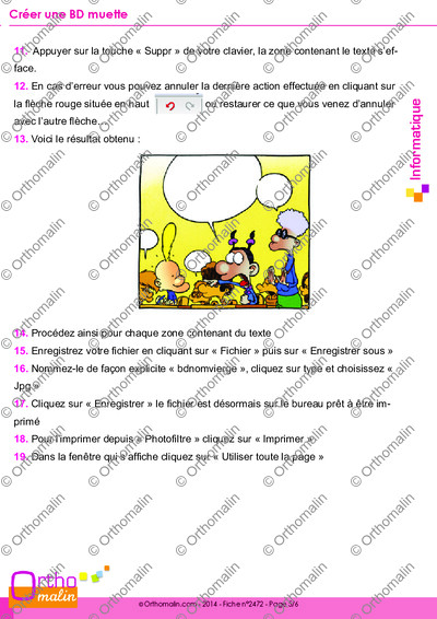 Page 5 de la fiche