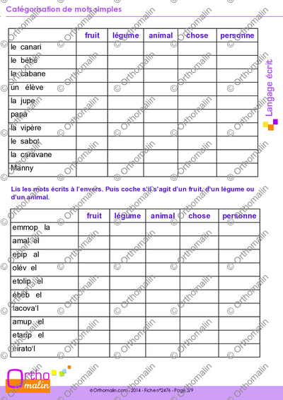 Page 5 de la fiche