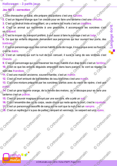 Page 11 de la fiche