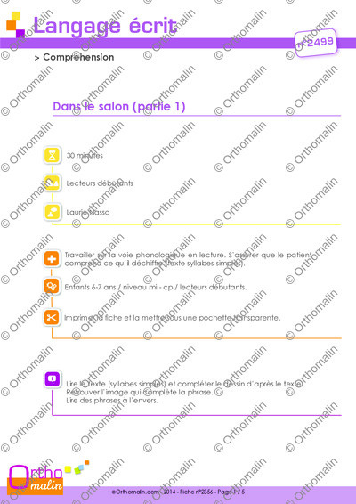 Page 1 de la fiche