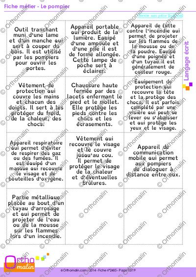 Page 10 de la fiche