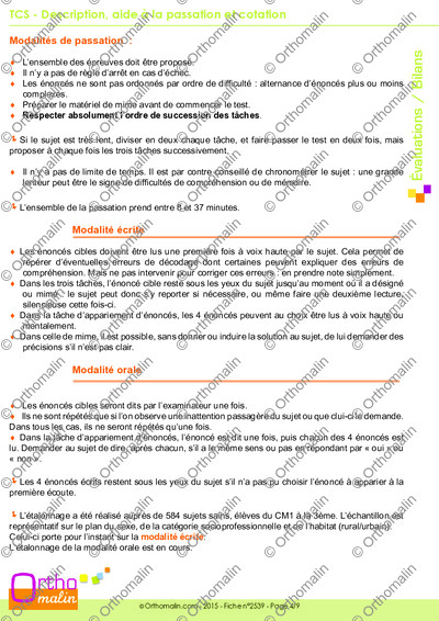 Page 4 de la fiche