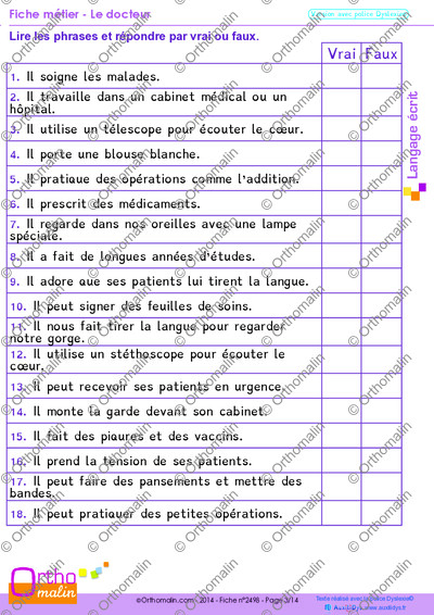 Page 3 de la fiche