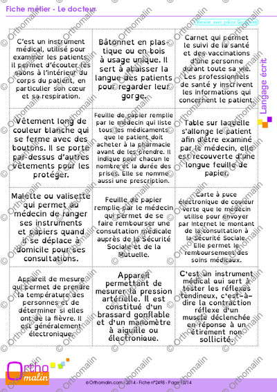 Page 10 de la fiche