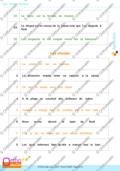 Page 5 de la fiche