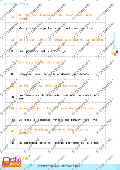 Page 8 de la fiche