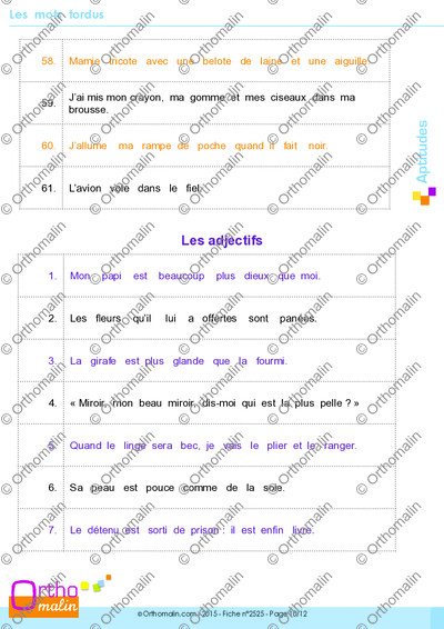 Page 10 de la fiche