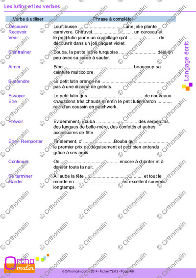 Page 4 de la fiche