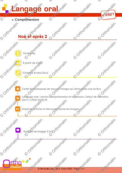 Page 1 de la fiche