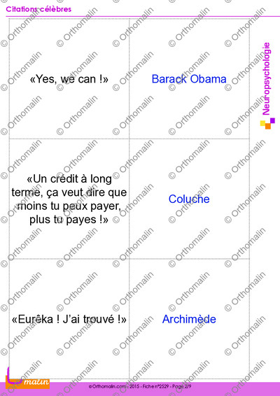 Page 2 de la fiche