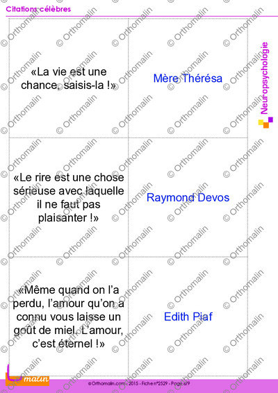 Page 6 de la fiche
