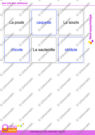Page 6 de la fiche