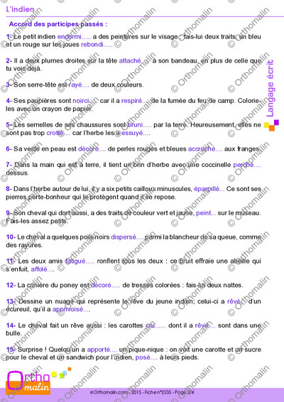 Page 2 de la fiche