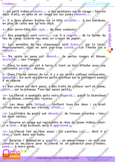 Page 3 de la fiche