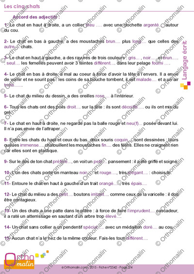 Page 2 de la fiche
