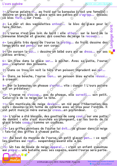 Page 3 de la fiche