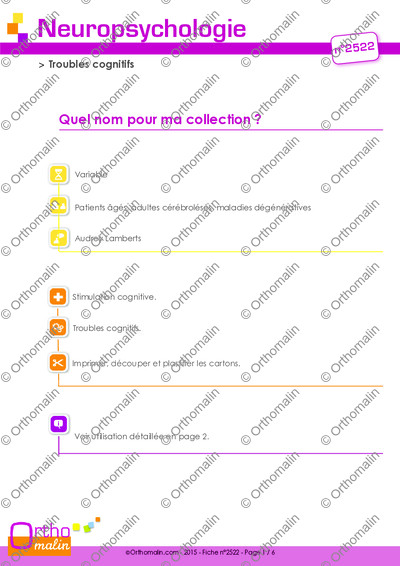 Page 1 de la fiche