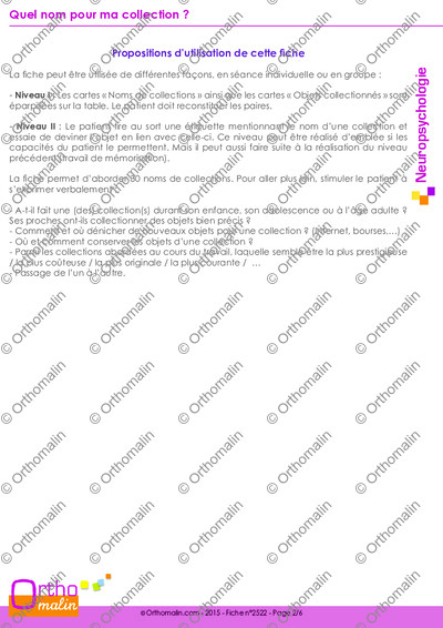 Page 2 de la fiche