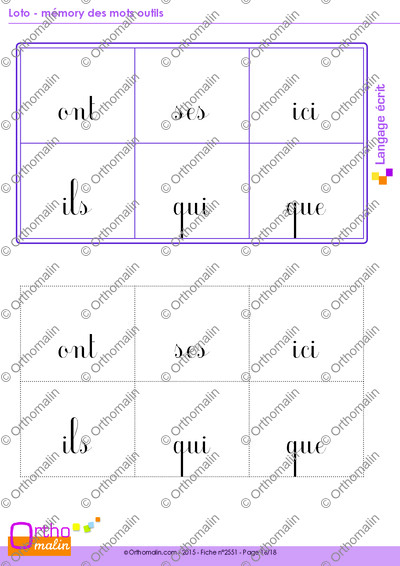 Page 16 de la fiche