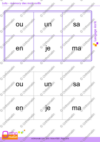 Page 4 de la fiche