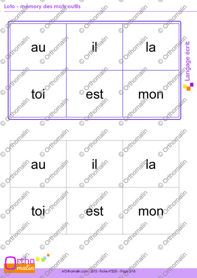 Page 5 de la fiche