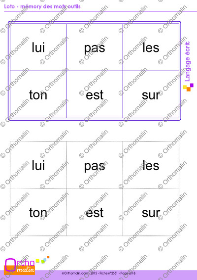 Page 6 de la fiche