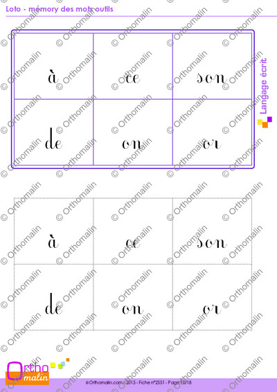 Page 10 de la fiche
