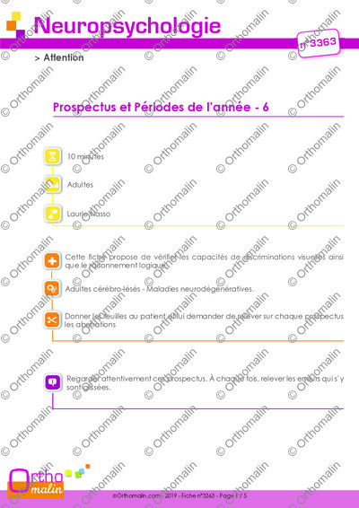 Page 1 de la fiche