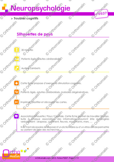 Page 1 de la fiche