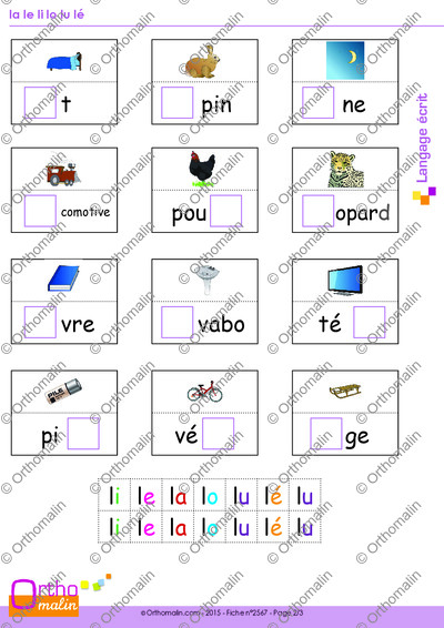 Page 2 de la fiche