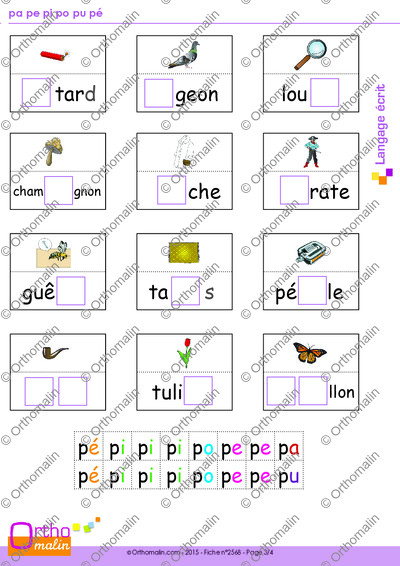 Page 3 de la fiche
