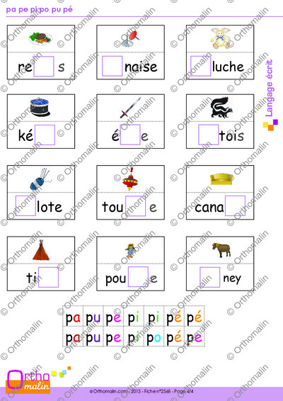 Page 4 de la fiche