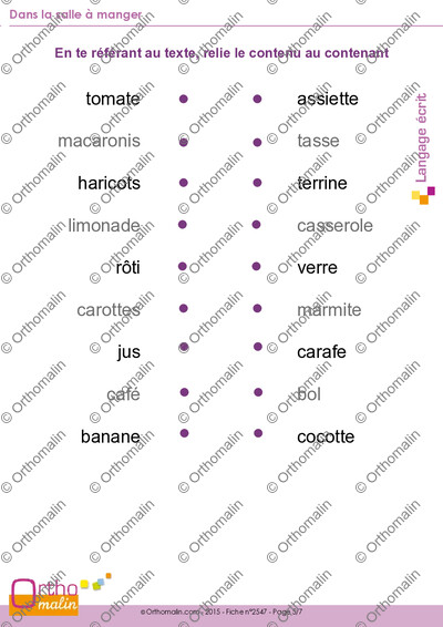 Page 5 de la fiche