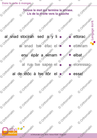 Page 6 de la fiche