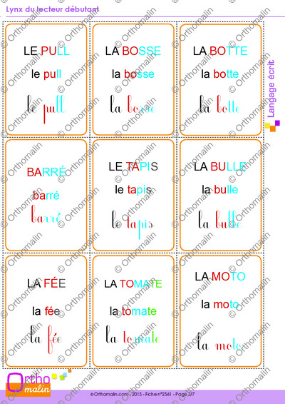 Page 3 de la fiche