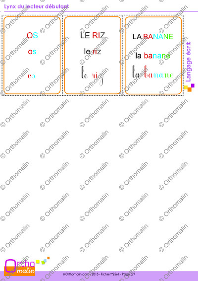 Page 5 de la fiche