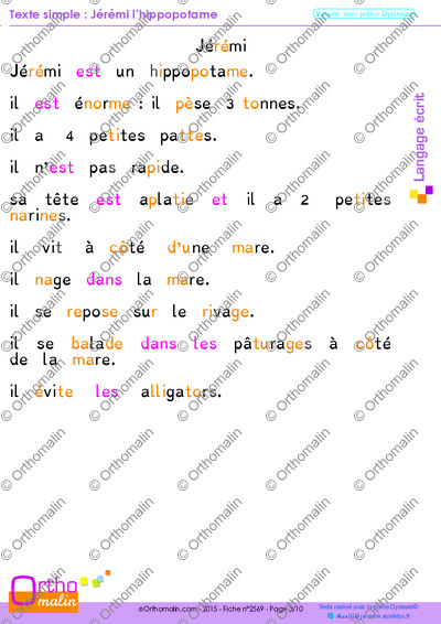 Page 3 de la fiche