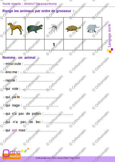 Page 10 de la fiche