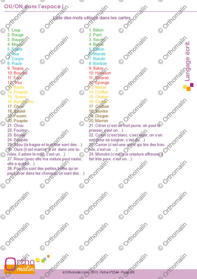 Page 8 de la fiche