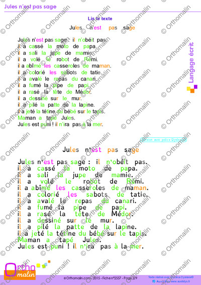 Page 2 de la fiche