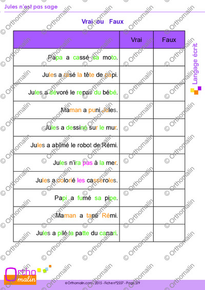 Page 5 de la fiche