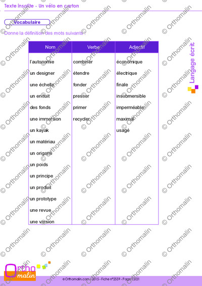 Page 15 de la fiche